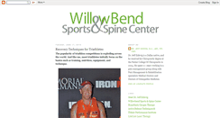 Desktop Screenshot of blog.wbsports-spine.com